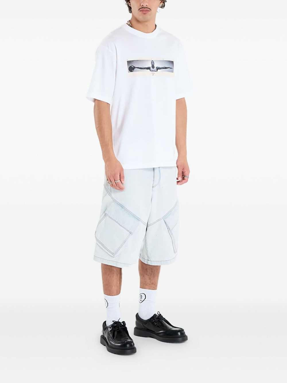 photo-print crew-neck T-shirt - 2
