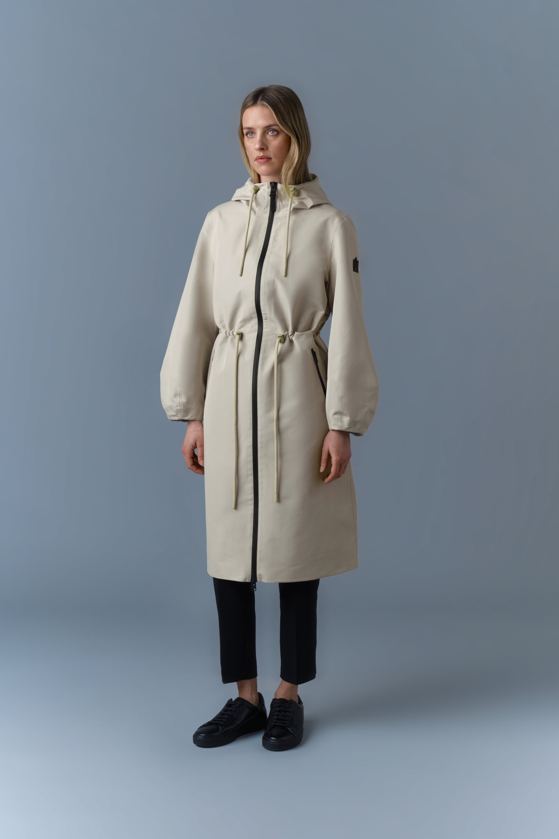 MEKELLE Long Recycled Technical Rain Coat - 3