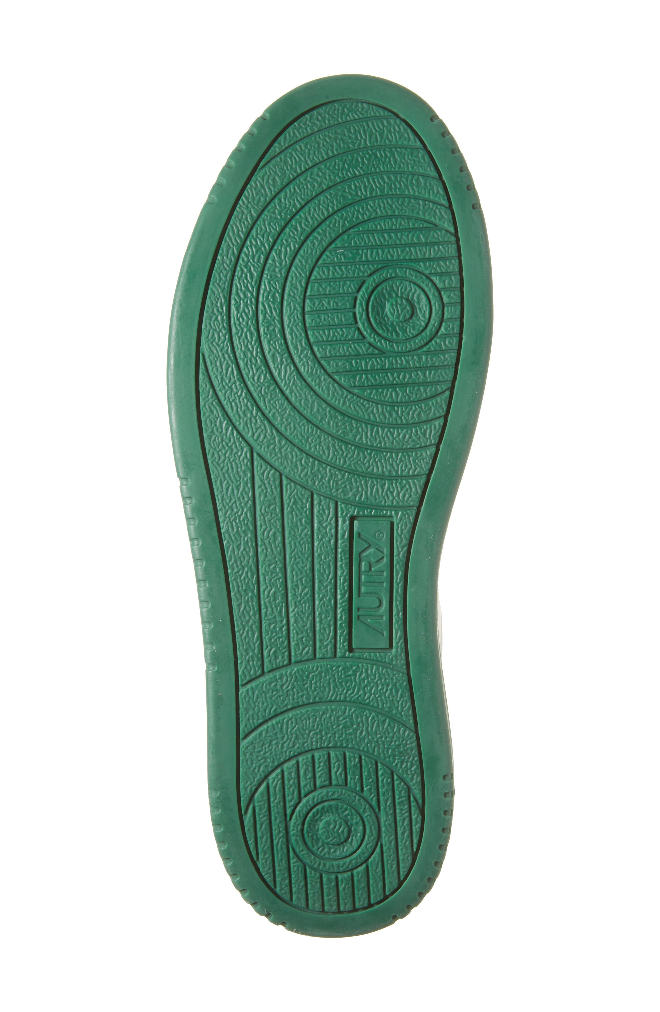 AUTRY Medalist Low Sneaker in Leat/Leat Wht/Green at Nordstrom - 6
