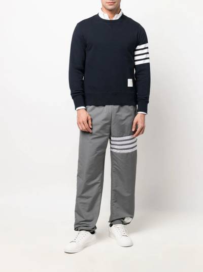 Thom Browne 4-Bar stripe track pants outlook