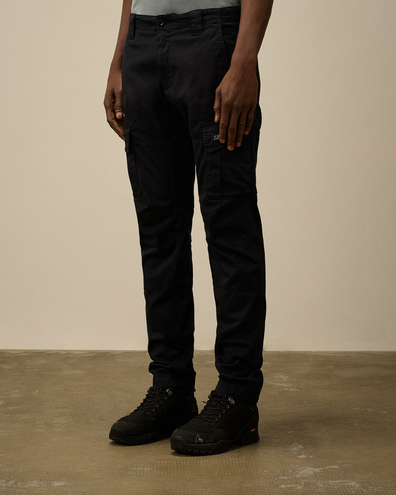 Stretch Sateen Cargo Logo Pants 3