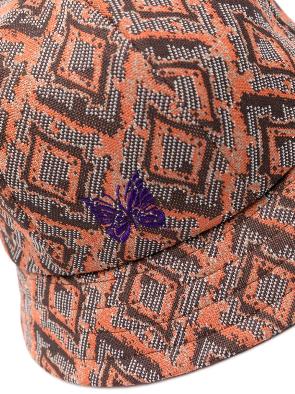 abstract-print bucket hat - 2