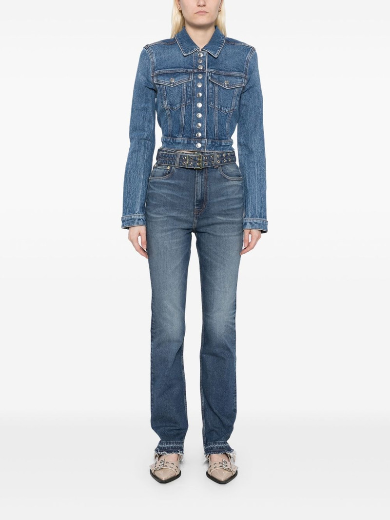 GANNI Future Carri straight-leg jeans outlook