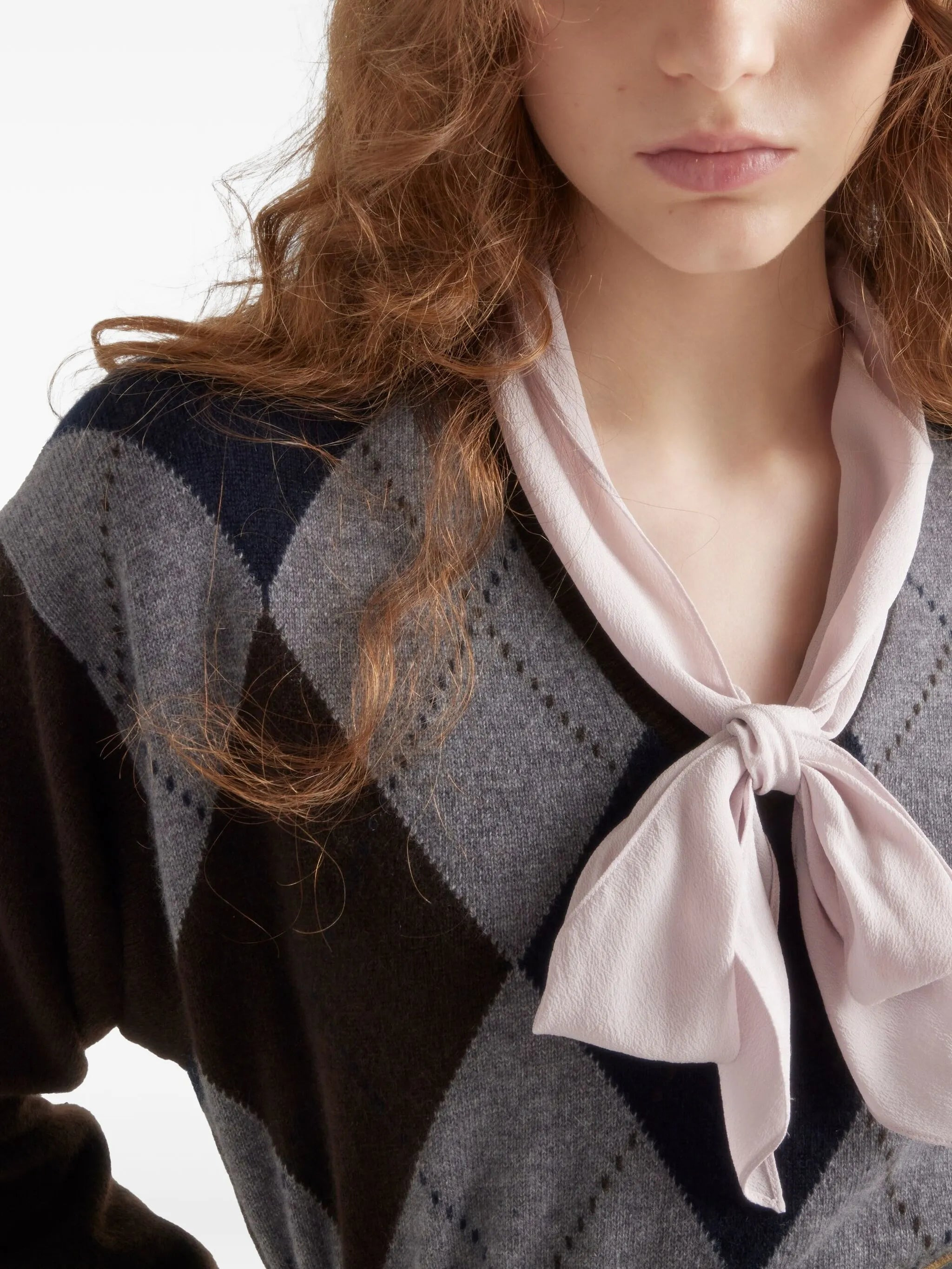 cashmere V-neck sweater - 6