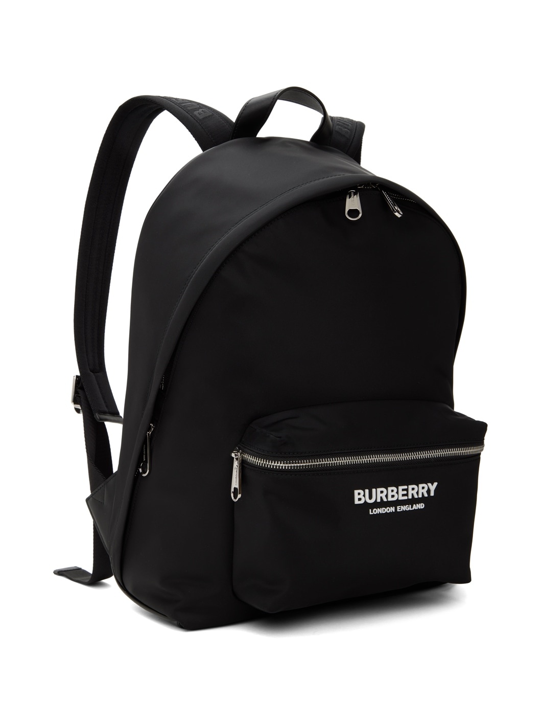 Black Nylon Backpack - 2