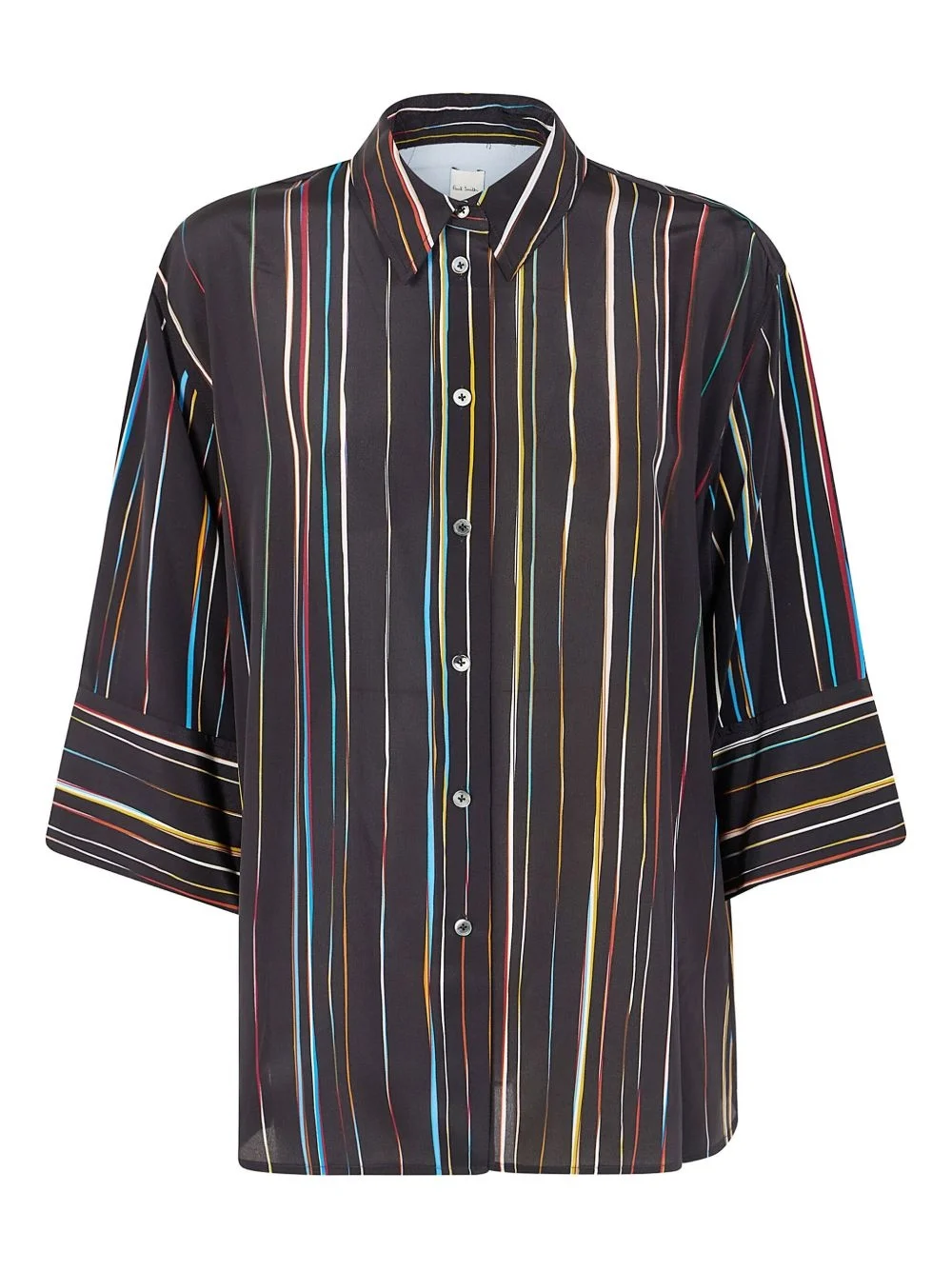 Signature Stripe silk shirt - 1