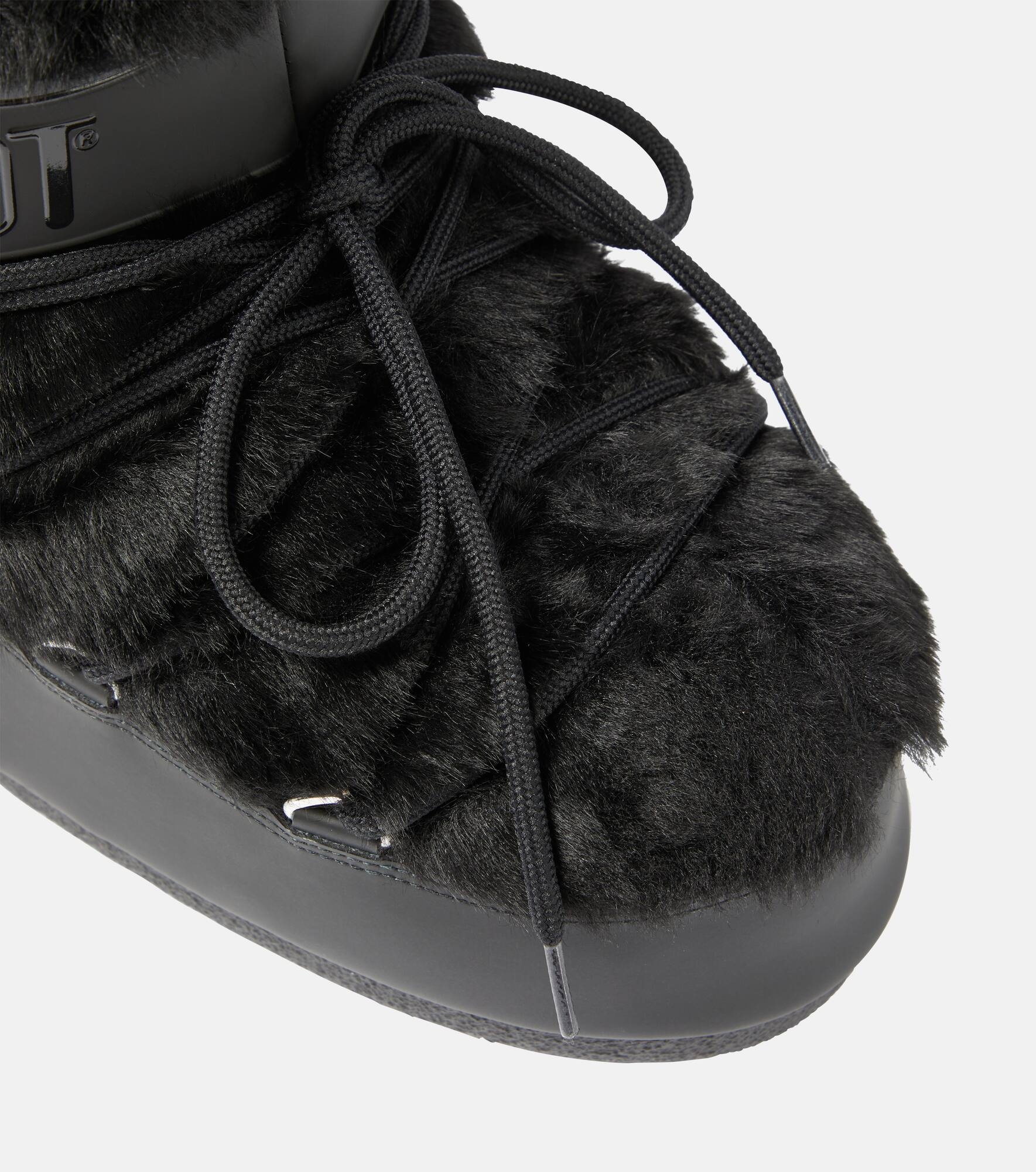 Icon Low faux fur-trimmed snow boots - 6
