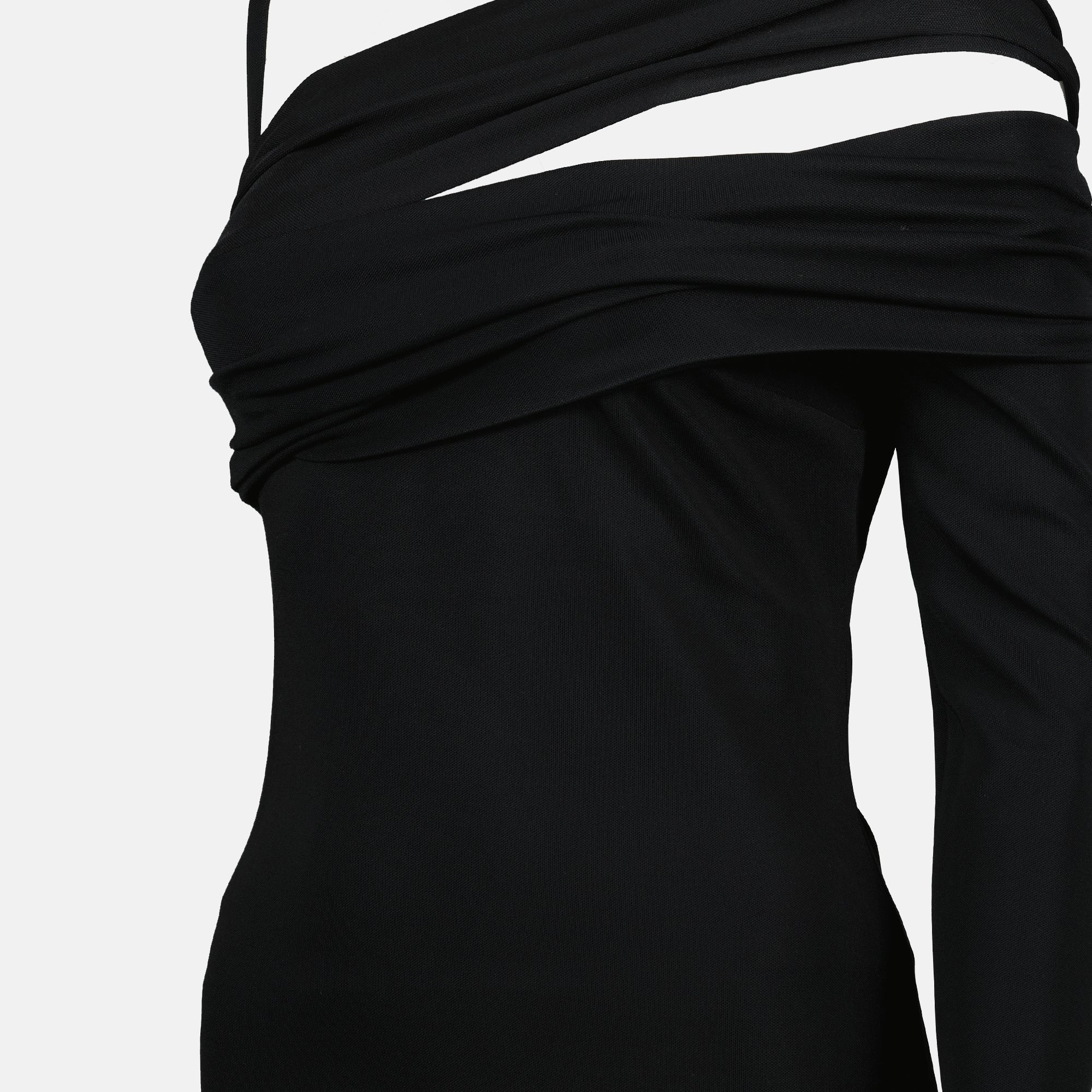 Robe asymétrique noire - 5