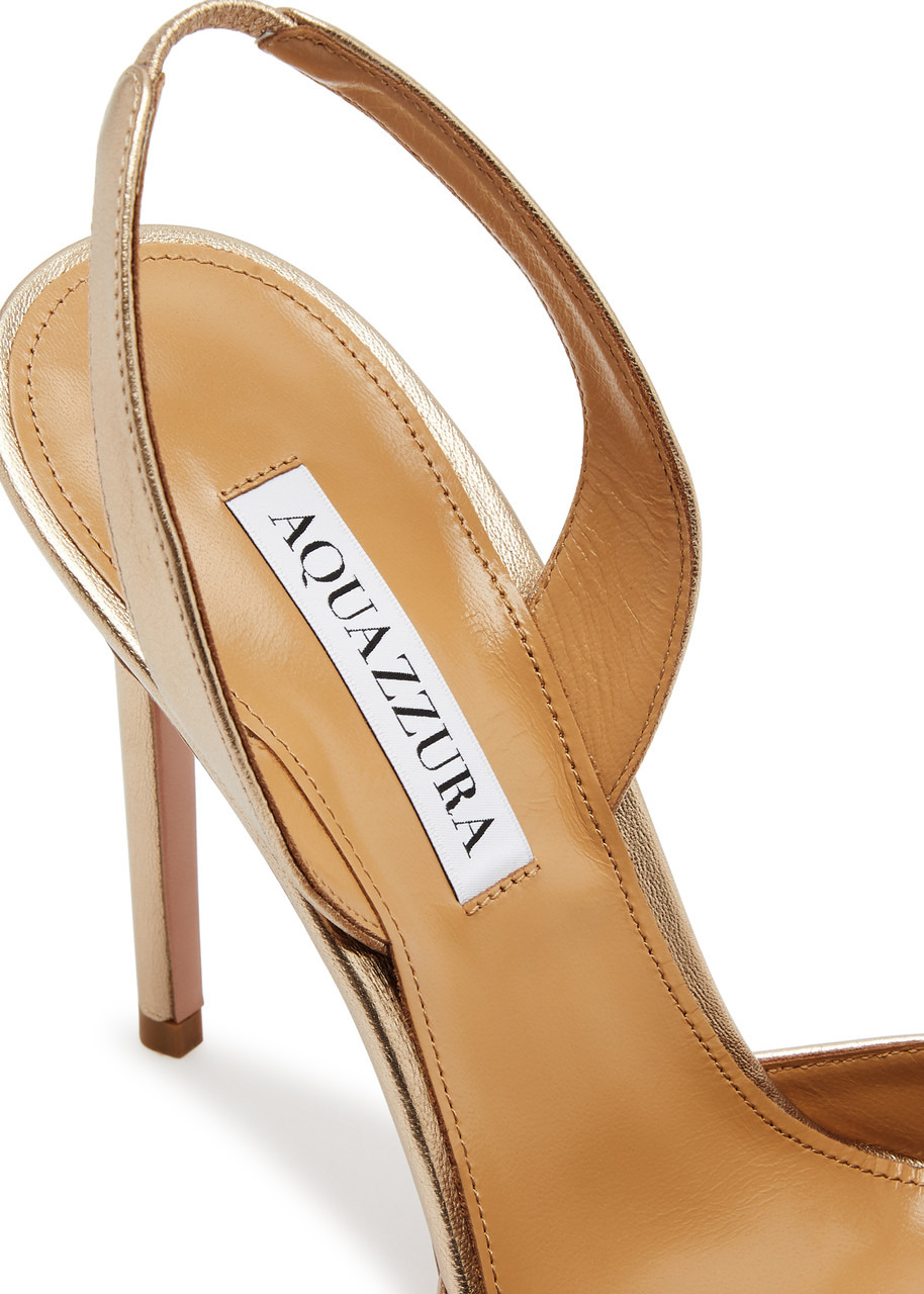 Gatsby 105 embellished leather slingback pumps - 4