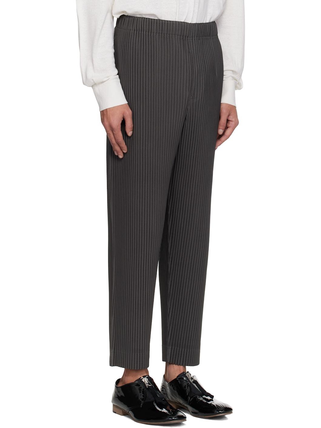 Gray Monthly Color March Trousers - 2