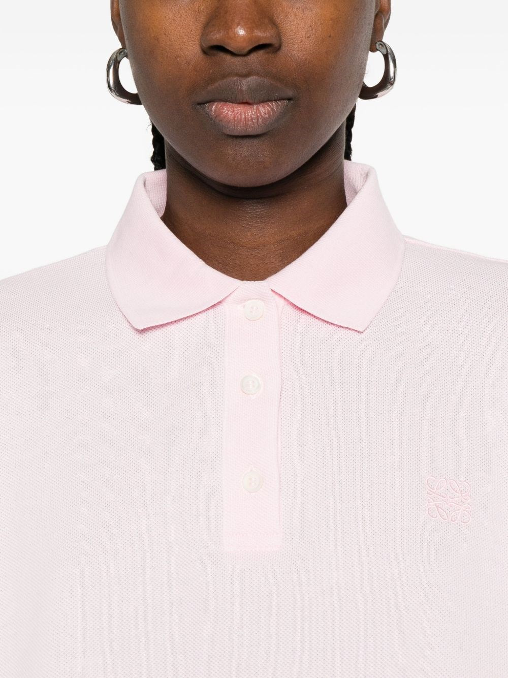 Cotton trapeze polo shirt - 3