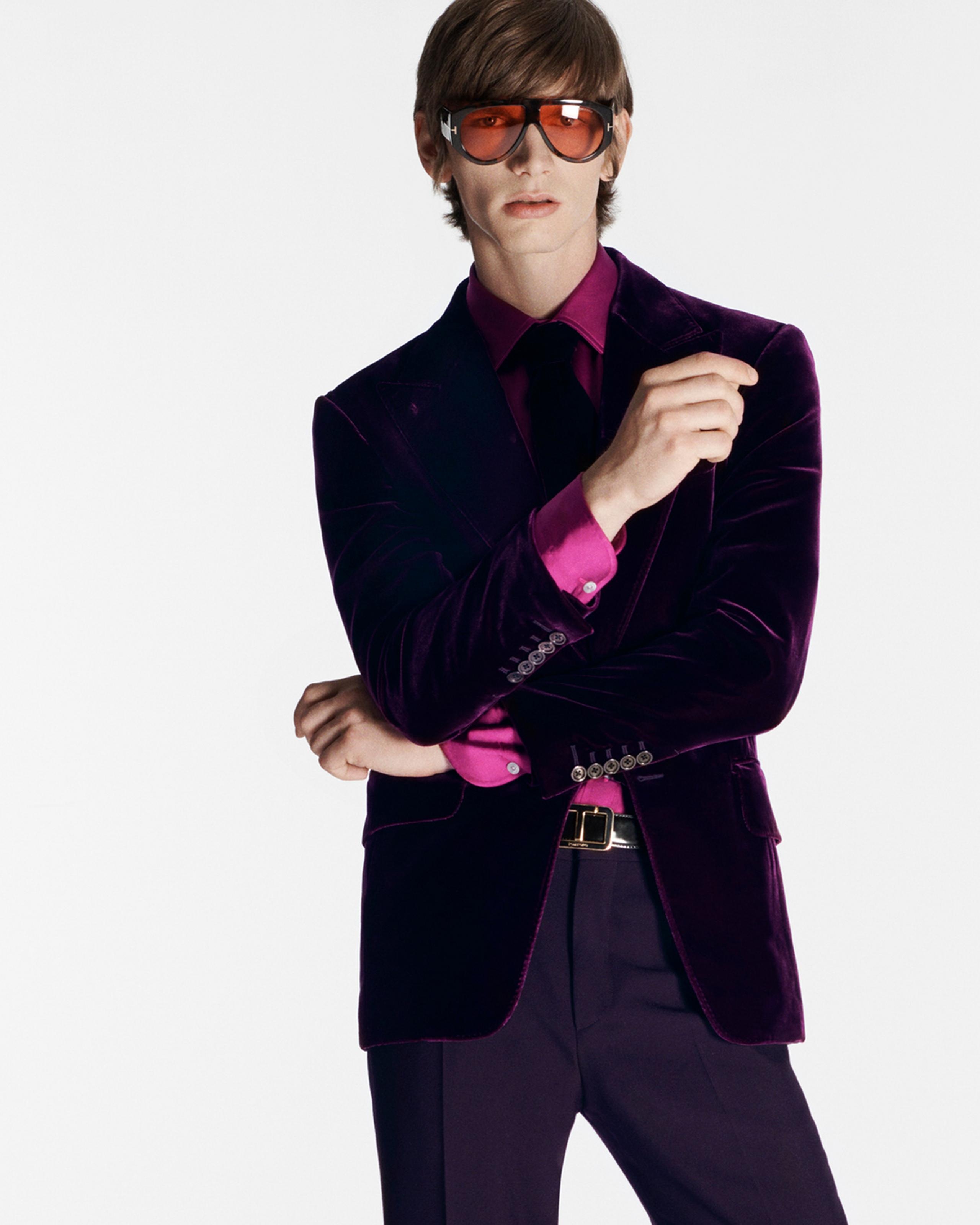 PATENT LEATHER ENAMEL SCORED T BELT - 4
