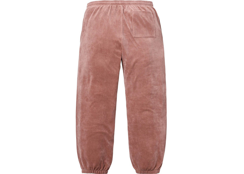 Supreme Supreme LACOSTE Velour Track Pant Light Maroon outlook