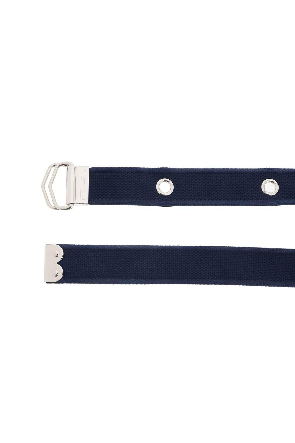 Dolce & Gabbana "Logo Tape Belt In Ribbon Men - 2