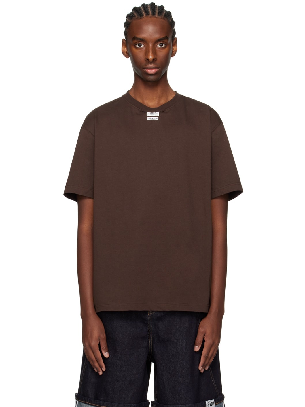 Brown Patch T-Shirt - 1
