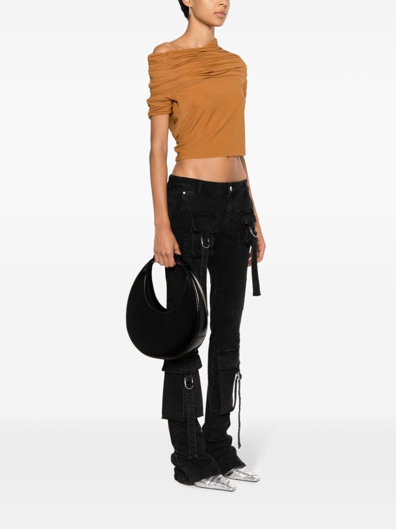 STAUD Moon leather shoulder bag outlook