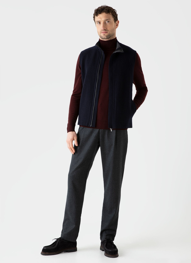 Sunspel Double Faced Gilet outlook