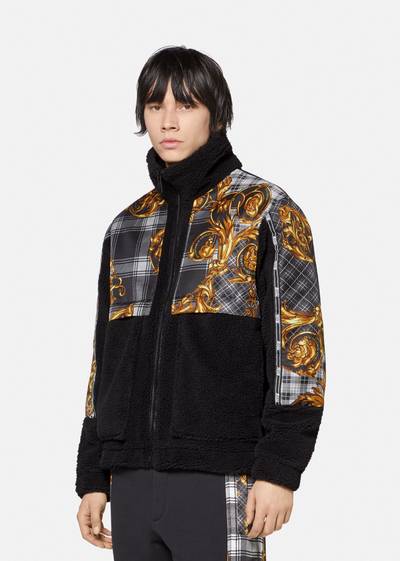 VERSACE JEANS COUTURE Tartan Baroque Print Jacket outlook