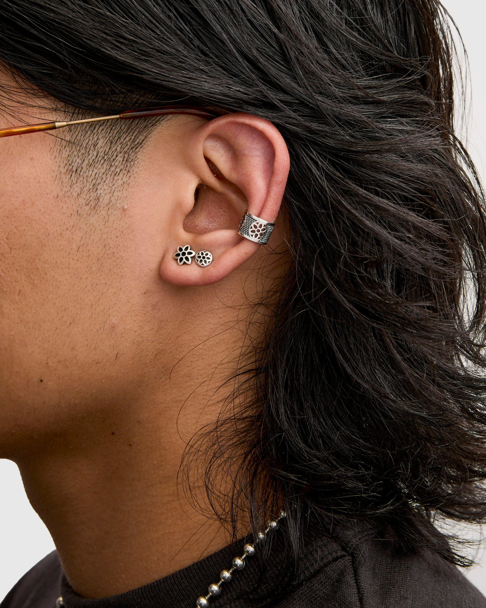 Ear Cuff Goosebumps in Sterling Silver - 2