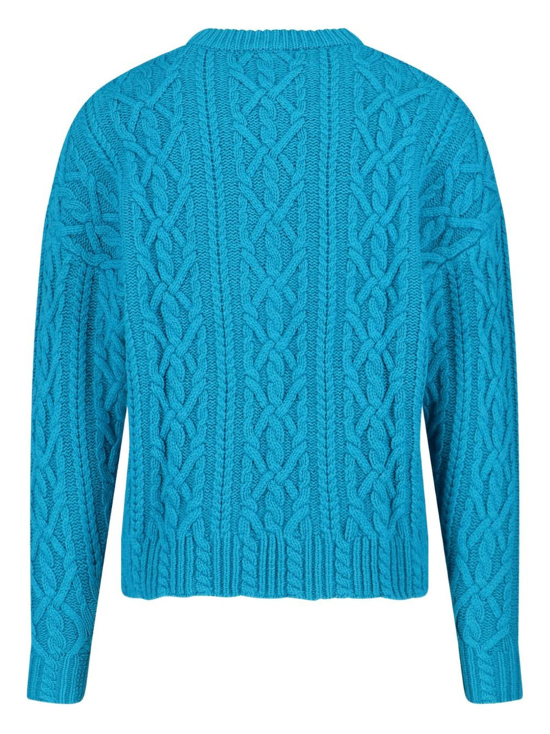 Aspesi cable-knit crew-neck sweater outlook