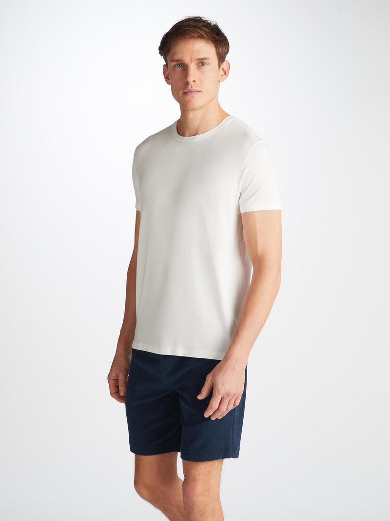 Men's Towelling Shorts Isaac Terry Cotton Navy - 3