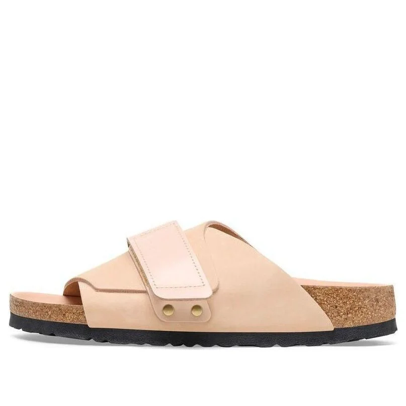 (WMNS) Birkenstock Kyoto Nubuck Leather Sandals 'New Beige' 1026560 - 1