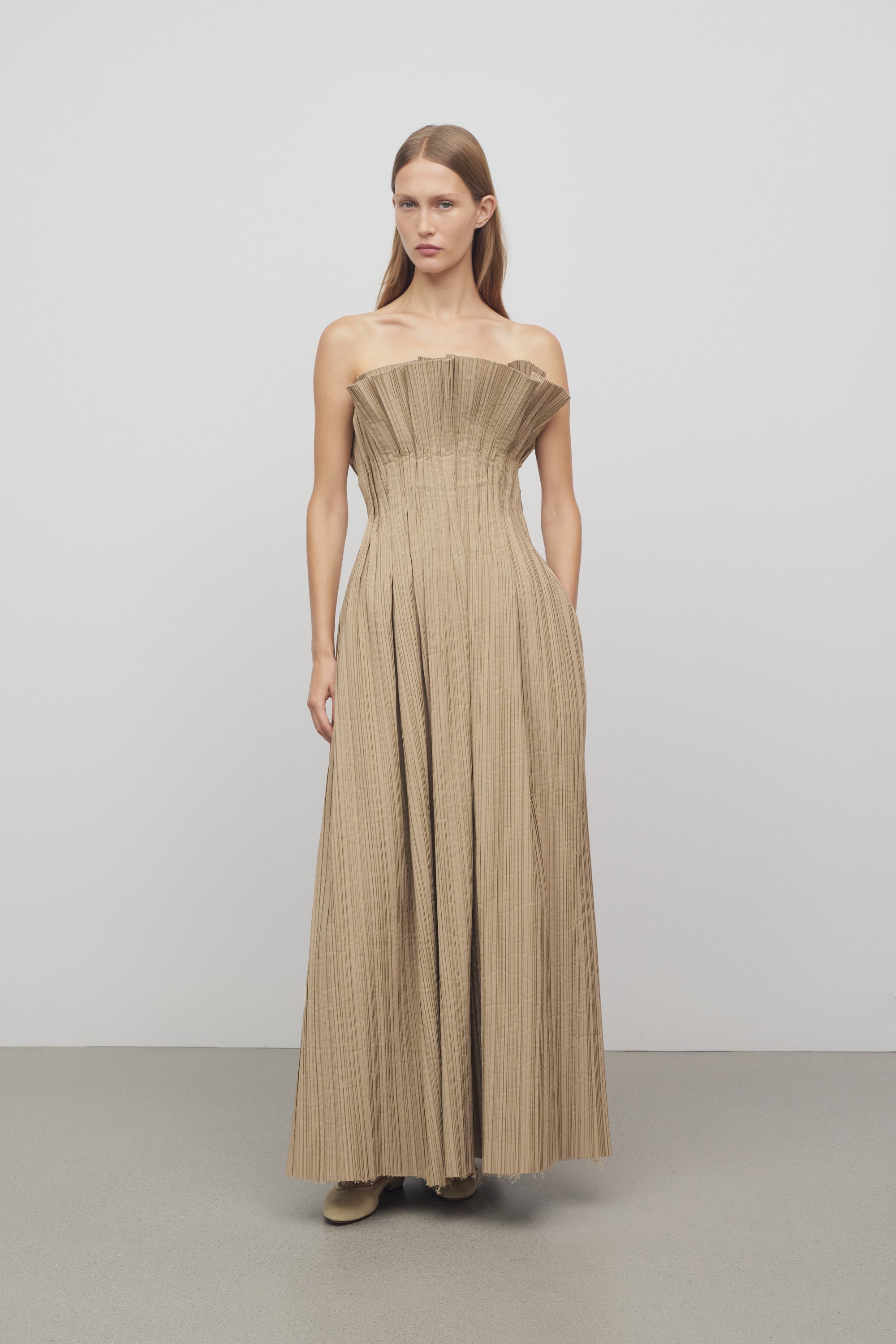 Cristel Dress in Cotton and Tulle - 3