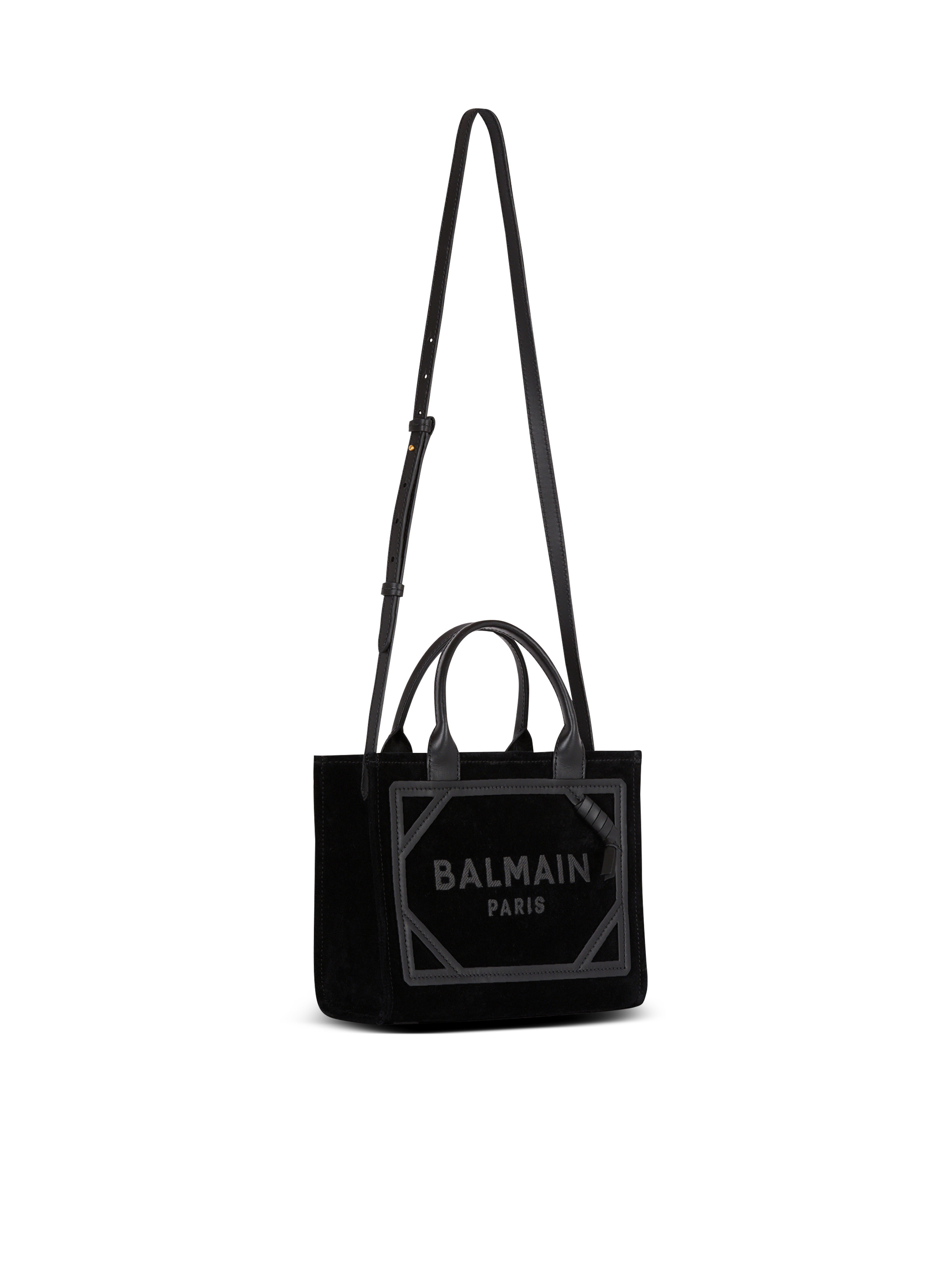Small suede B-Army tote bag - 3
