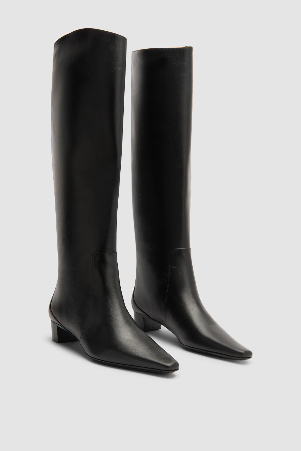 Pascal Black Nappa Leather Knee-High Boot - 2