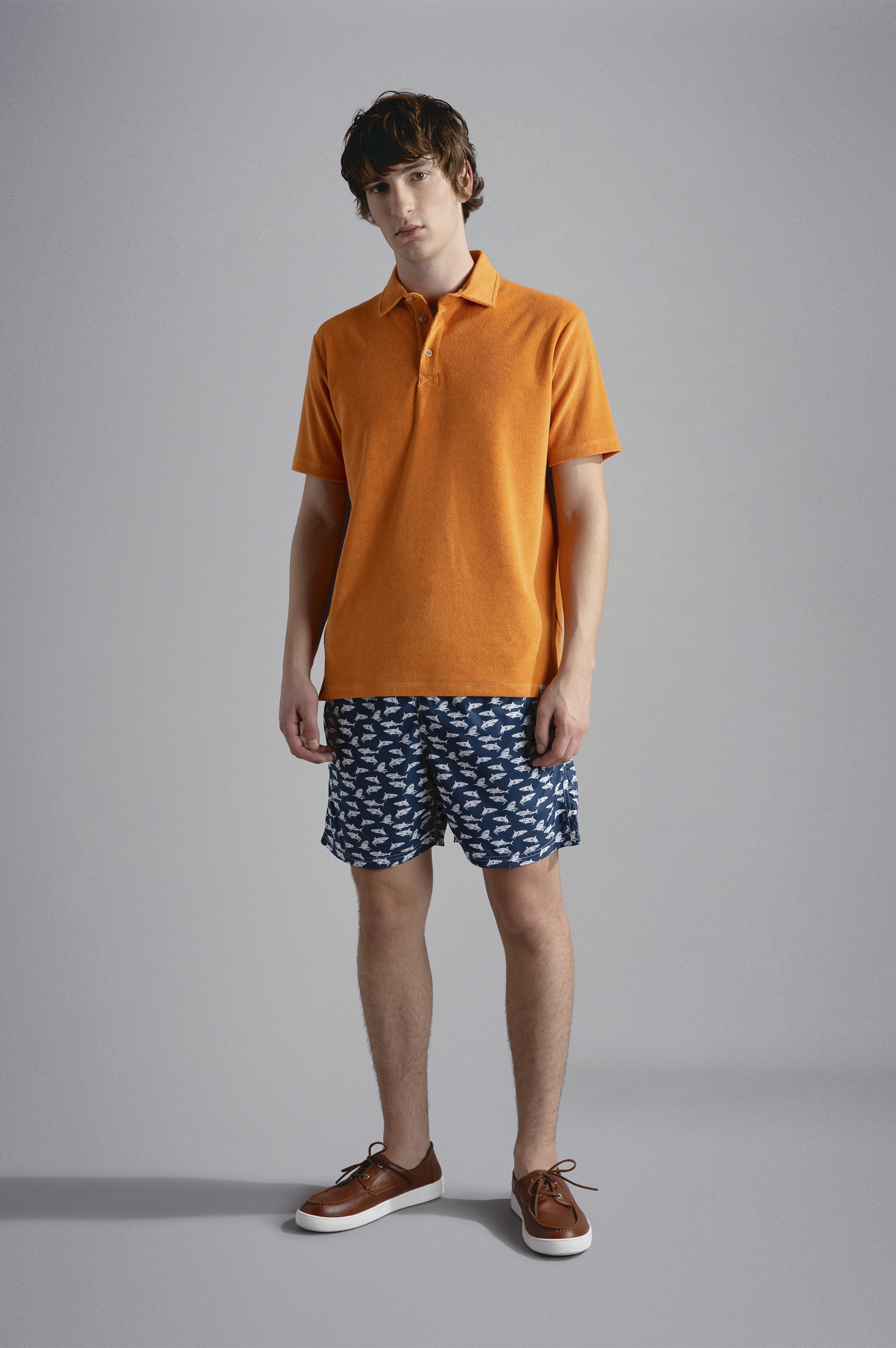 SWIM SHORTS WITH SHARK PRINT - 2