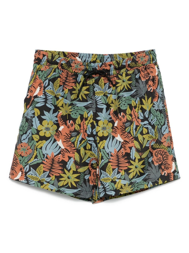 jungle-print swim shorts 1