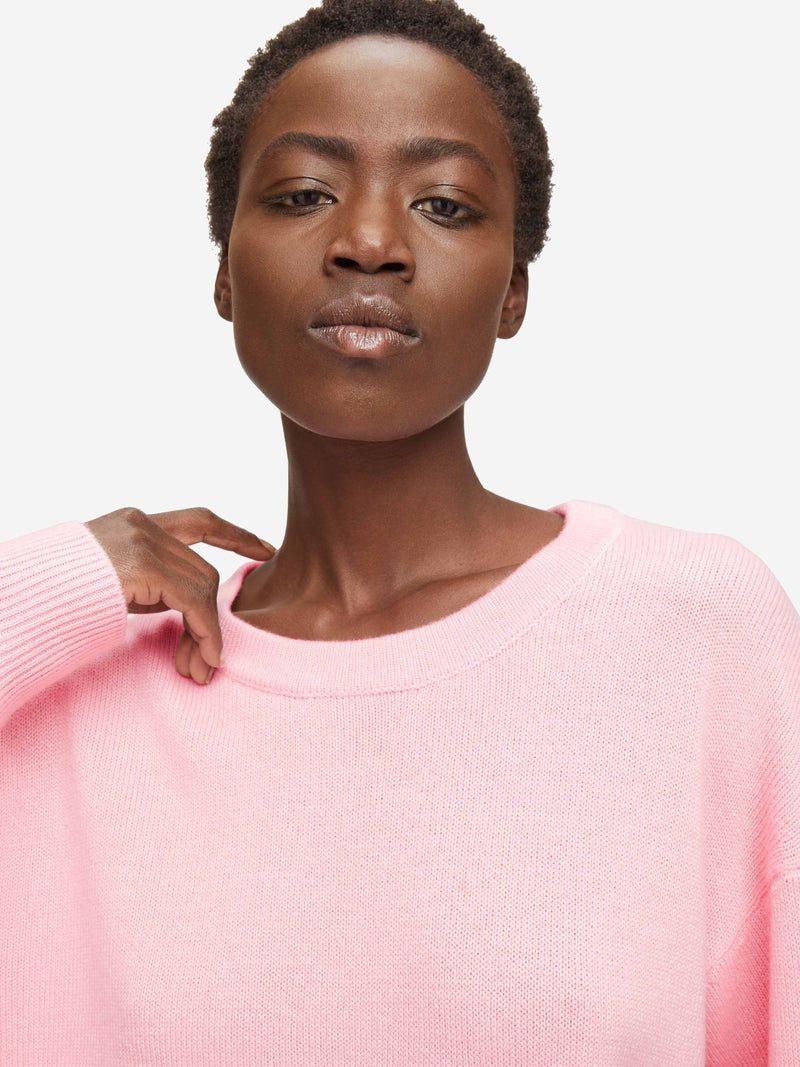 Women's Relaxed Sweater Daphne Cashmere Pink 5