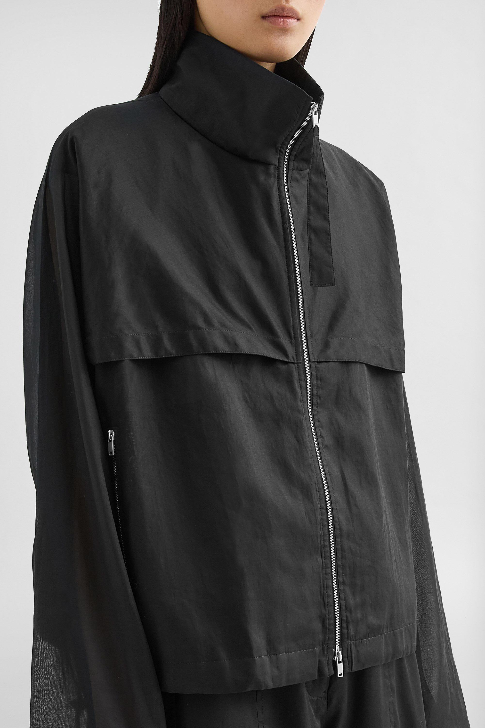 Cotton Muslin Blouson - 5