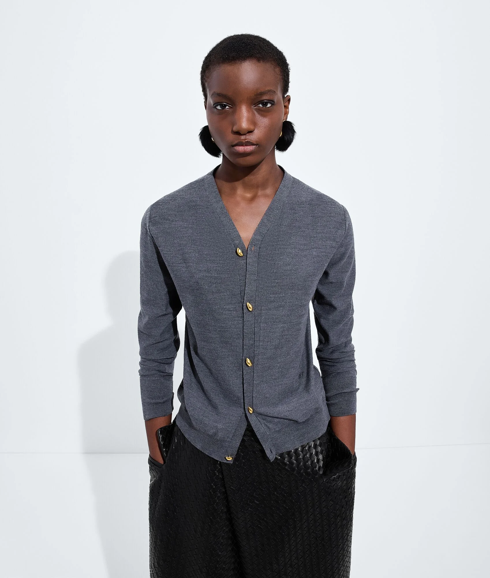 Wool Underpinning Cardigan - 1