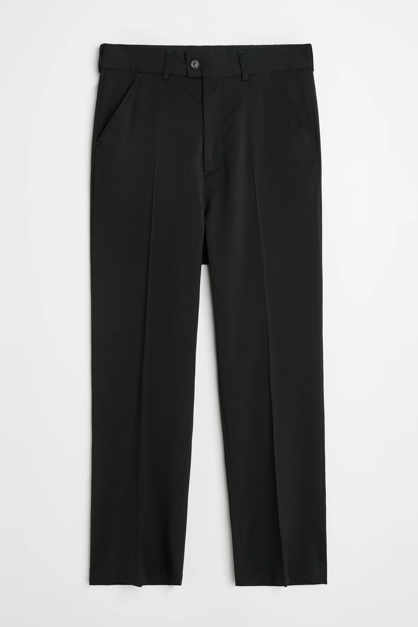 Chino 22 Black Worsted Wool - 1