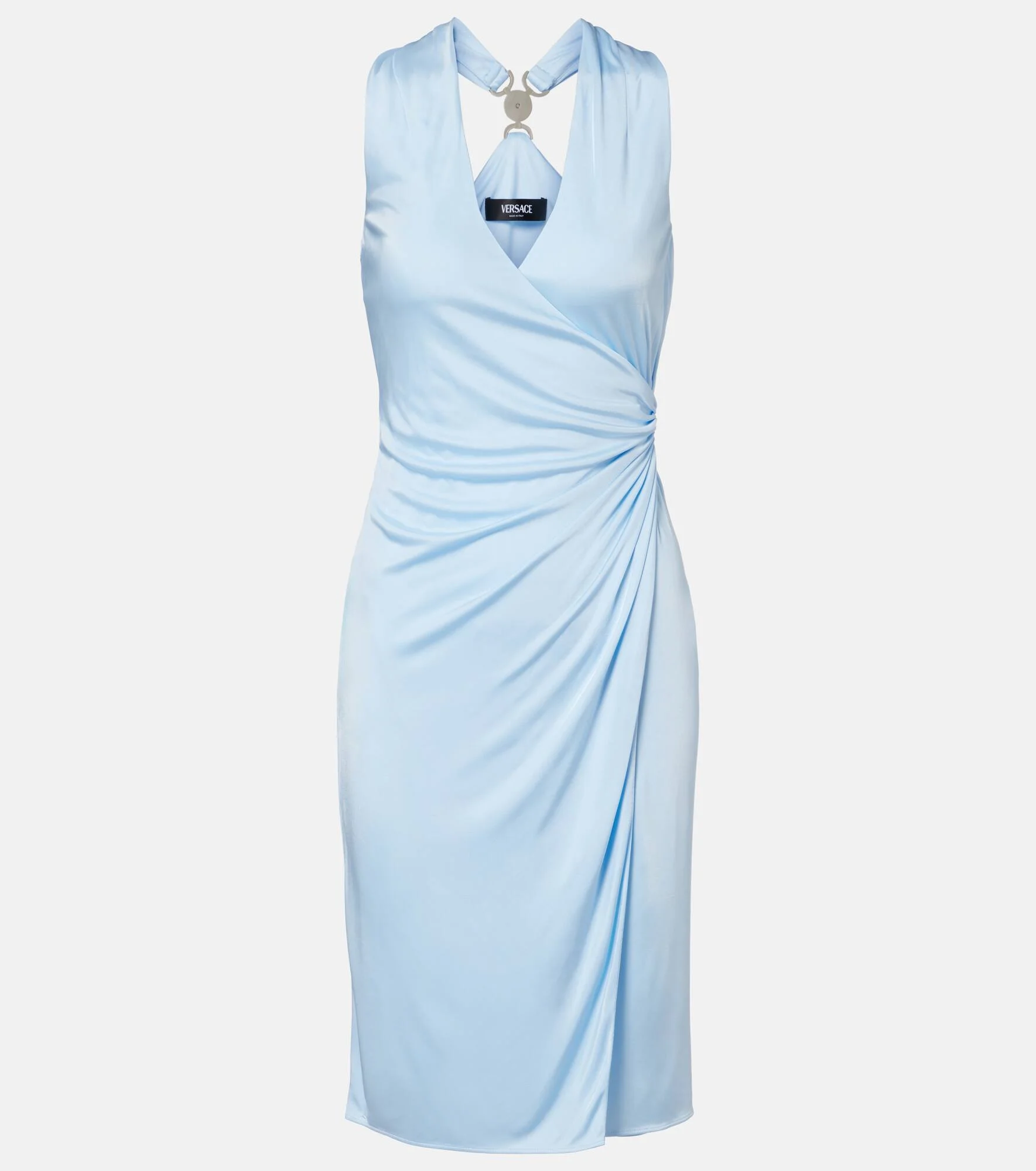 Medusa '95 ruched jersey minidress - 1