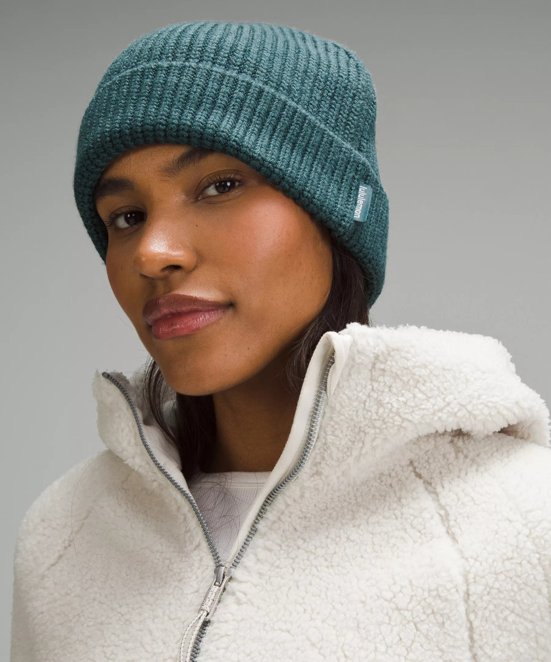 Close-Fit Wool-Blend Ribbed Knit Beanie 5