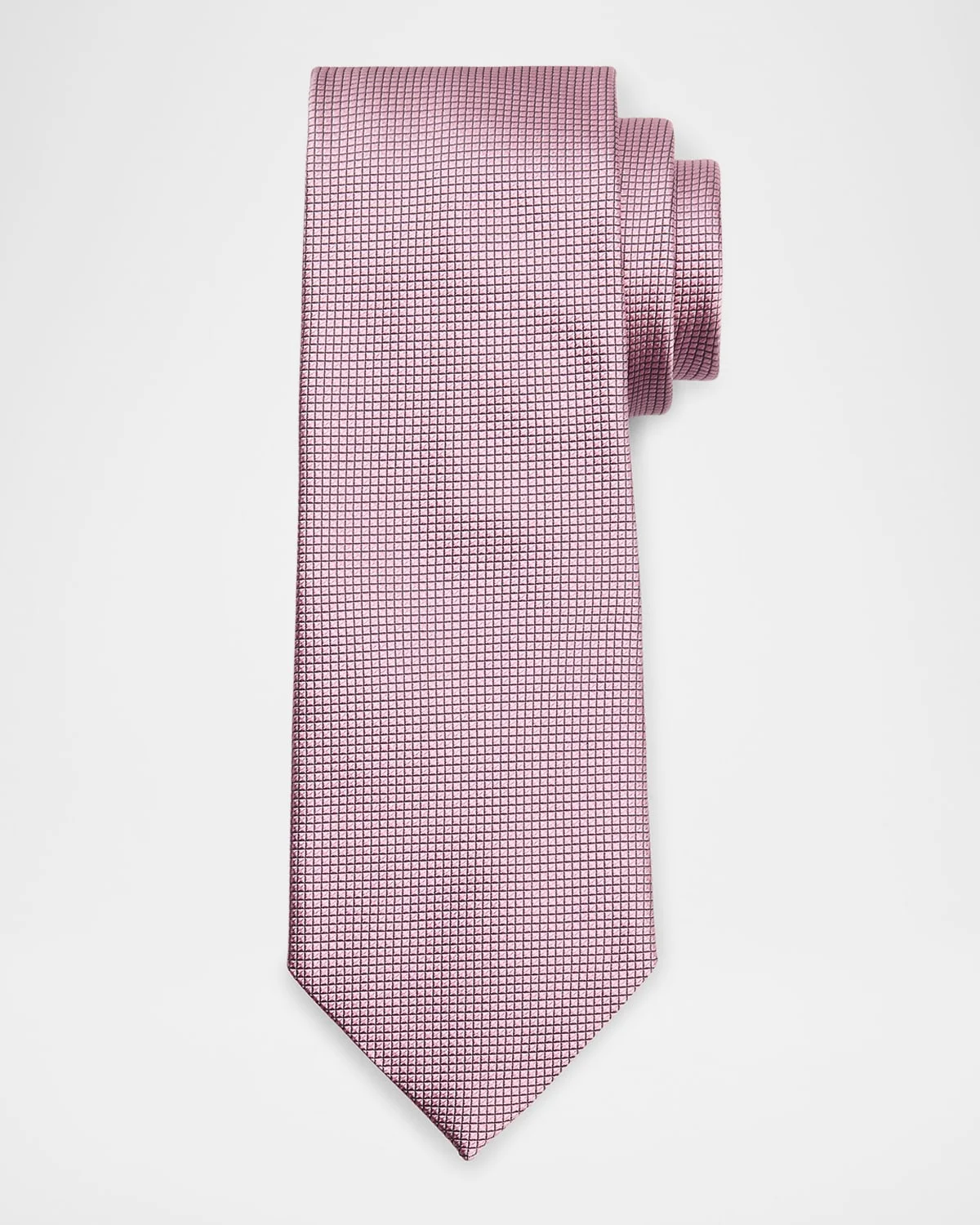 Men's Tonal Micro-Grid Tie - 1