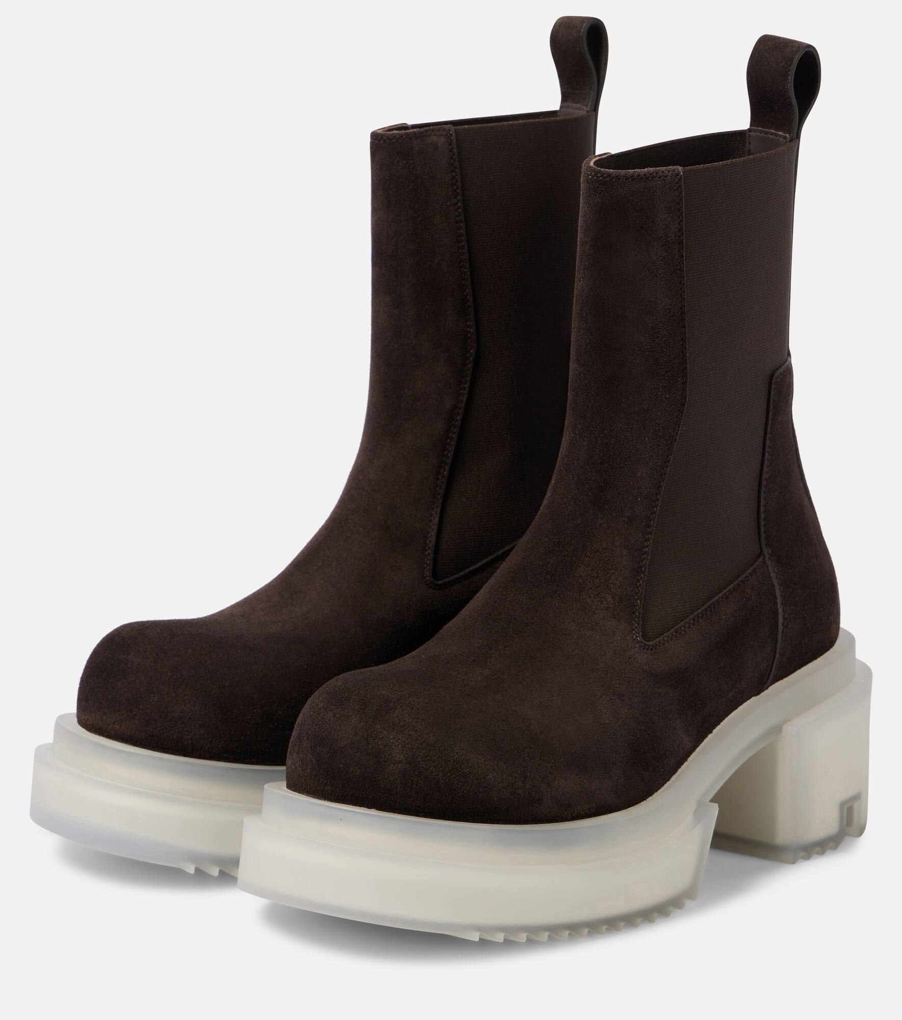Beatle suede ankle boots - 4