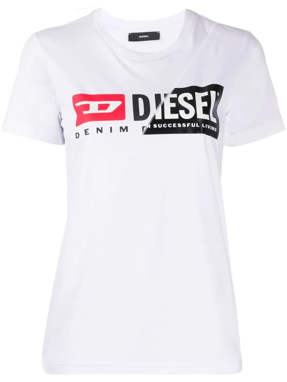 logo print T-shirt - 1