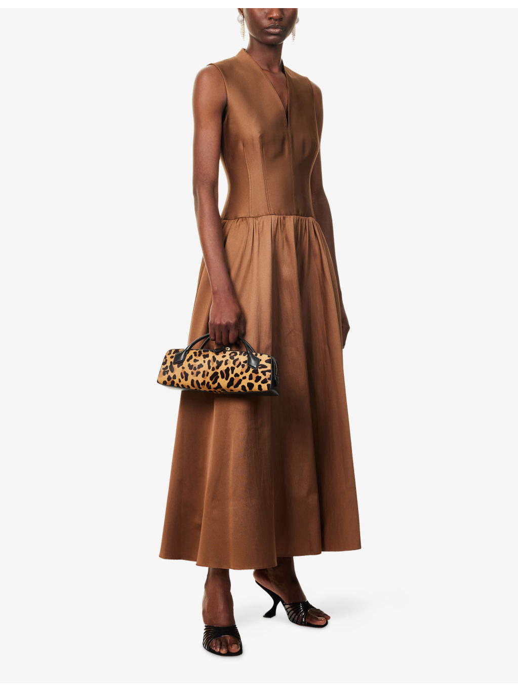 Ball Sleeveless Woven Maxi Dress - 2