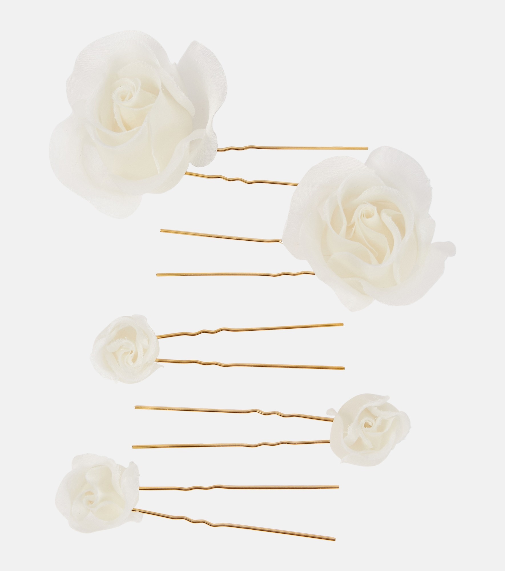 Bridal Rosalie set of 5 bobby pins - 1