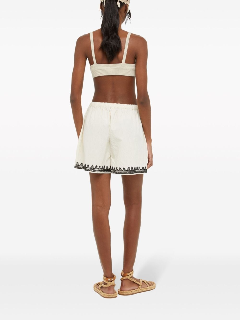 Akasha cotton-blend shorts - 4