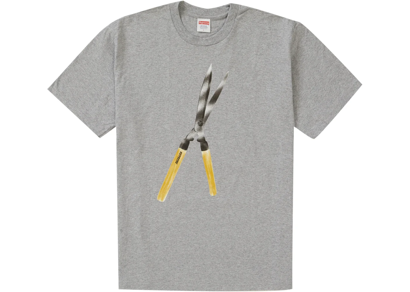 Supreme Shears Tee Heather Grey - 1
