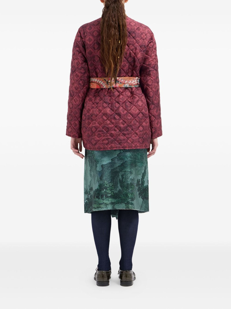 quilted patterned coat 3