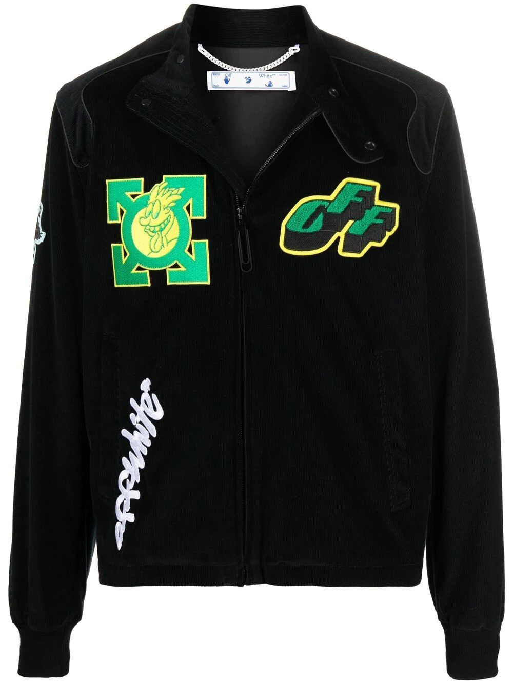 logo-patch sports jacket - 1