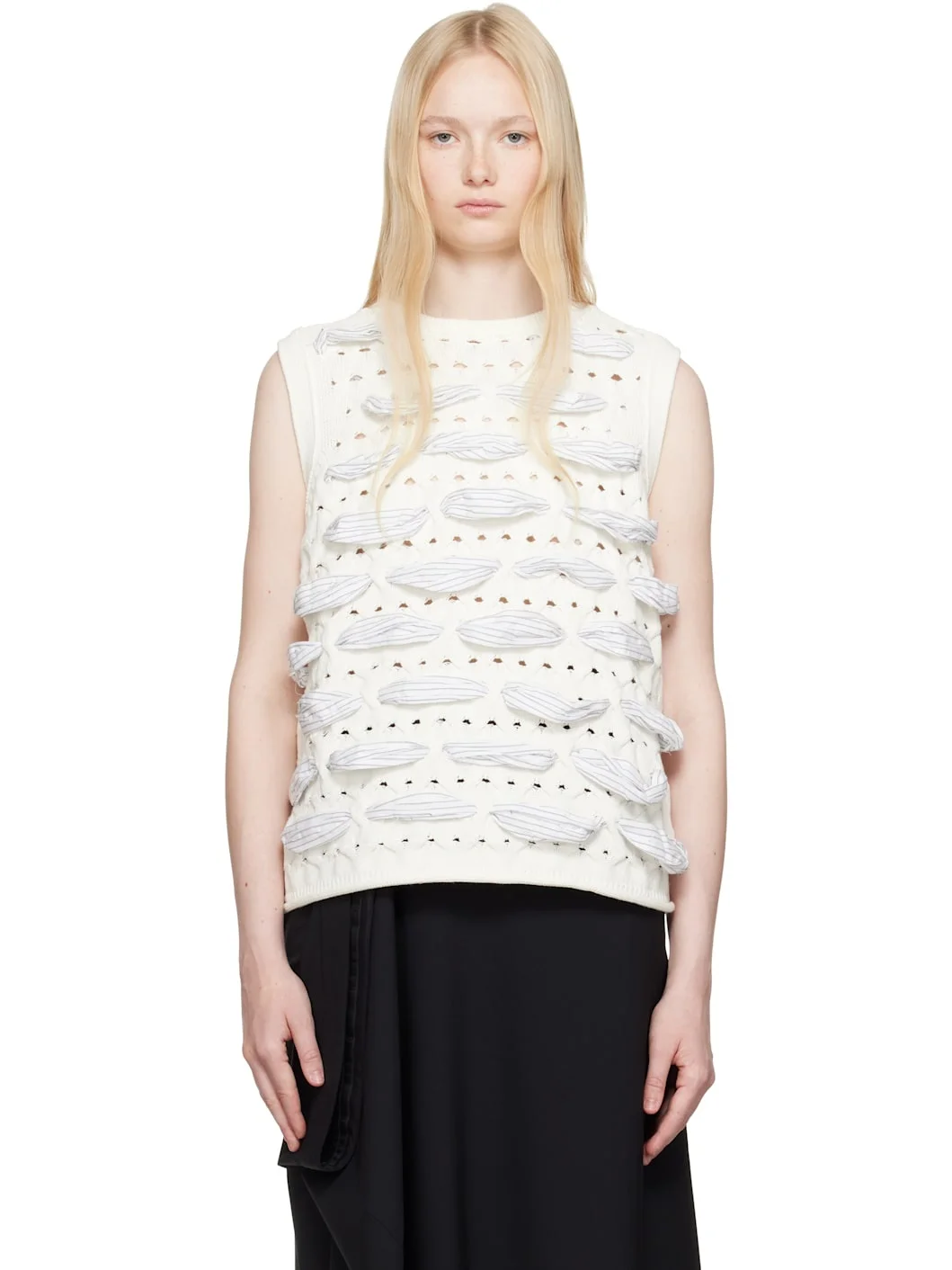 White Product. 58 Knit Vest - 1