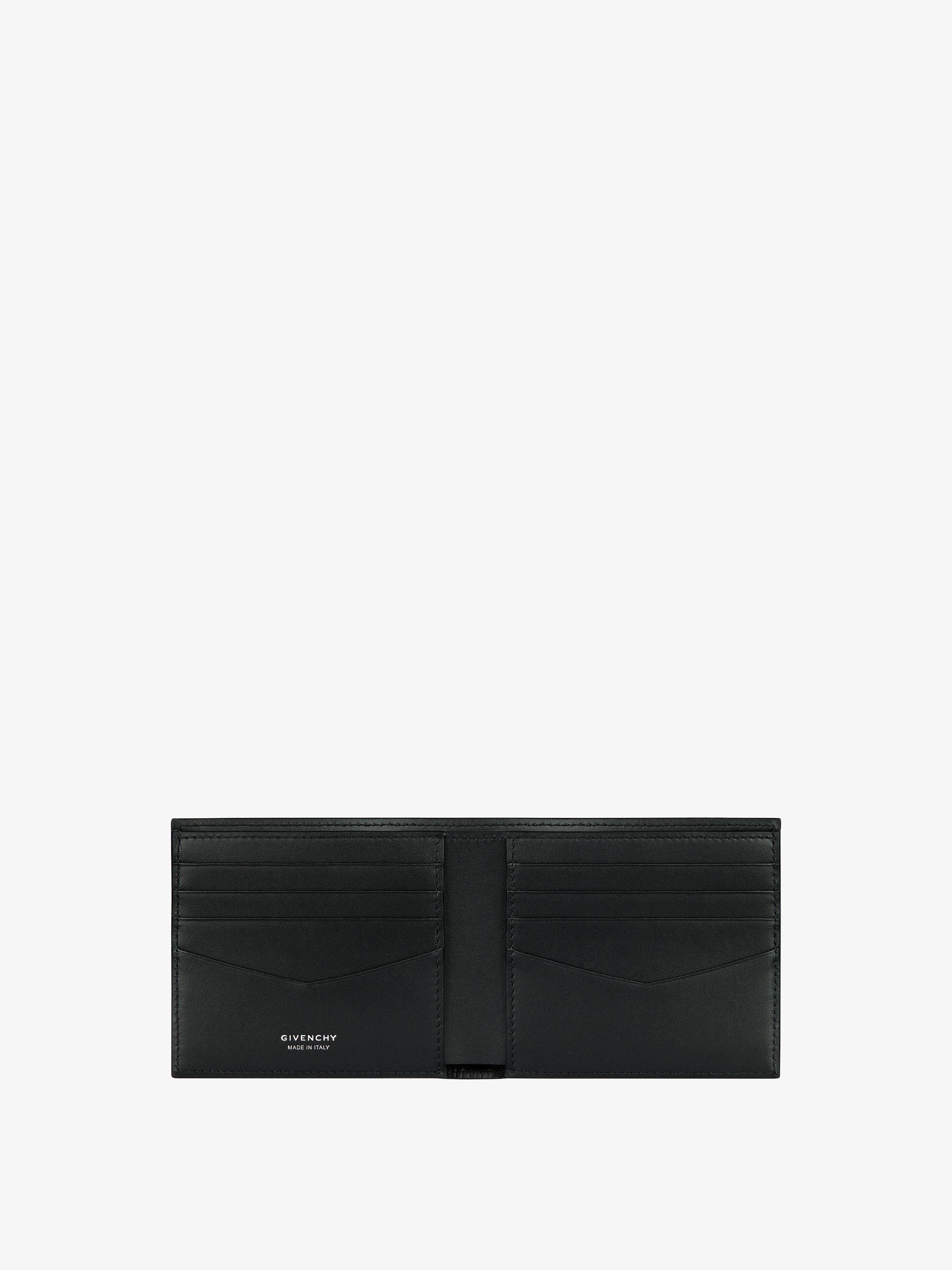 WALLET IN 4G MICRO LEATHER WITH GIVENCHY INFINITY PRINT - 4