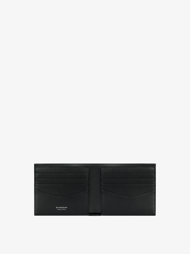 WALLET IN 4G MICRO LEATHER WITH GIVENCHY INFINITY PRINT 4