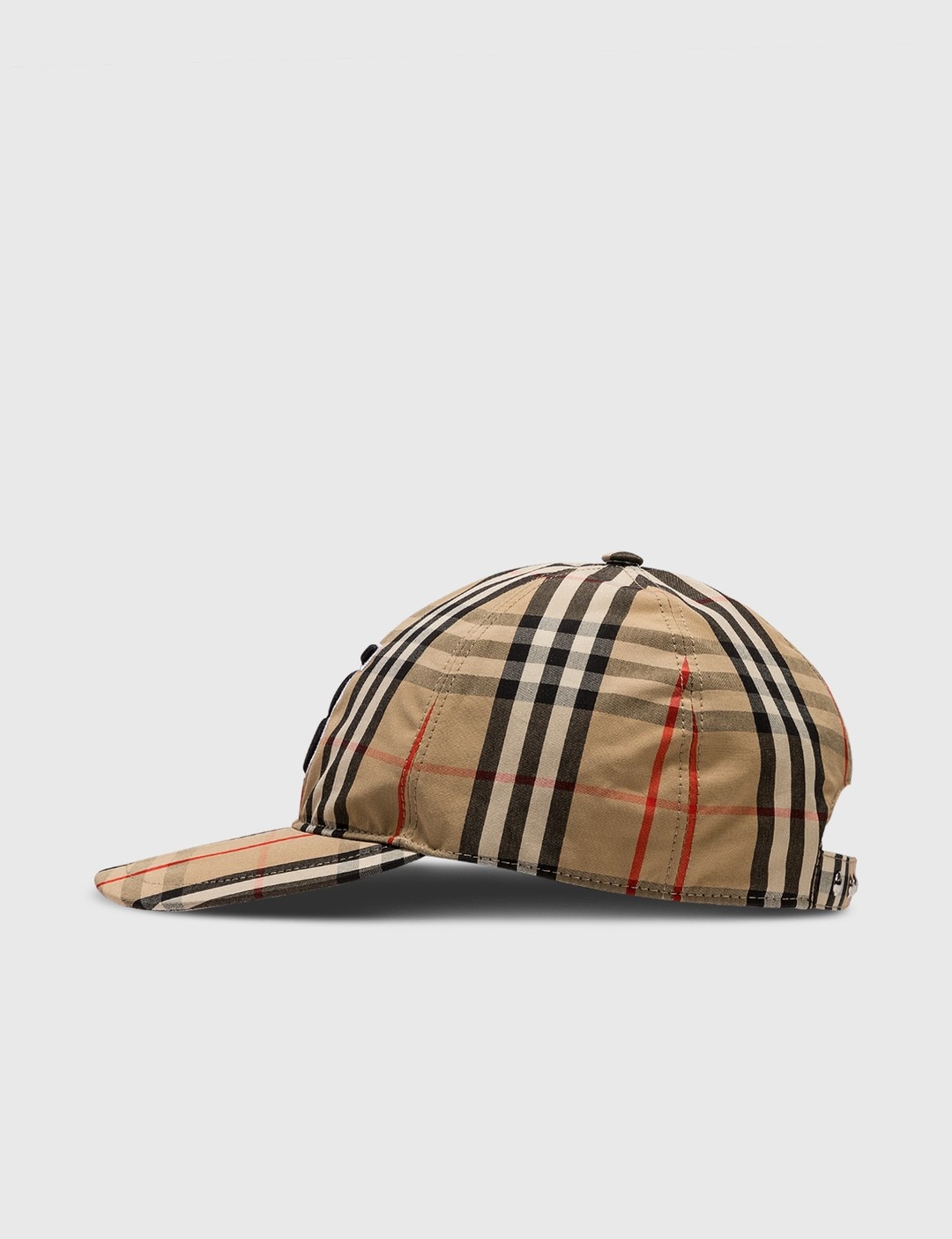 MONOGRAM MOTIF VINTAGE CHECK COTTON BASEBALL CAP - 2